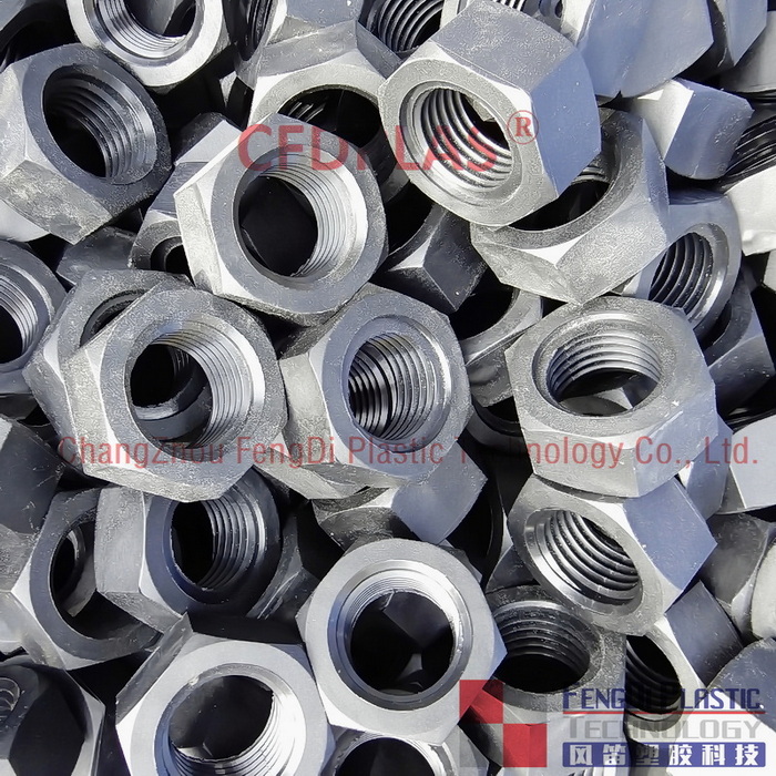 Schwarze Nylon -Sechskantschrauben M36x180mm